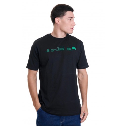 ΠΑΝΑΘΗΝΑΙΚΟΣ Ανδρικό T-Shirt Athens Skyline Μαύρο