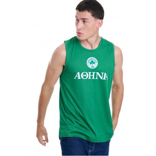 ΠΑΝΑΘΗΝΑΙΚΟΣ Ανδρικό Αμάνικο T-Shirt΄ΑΘΗΝΑ΄